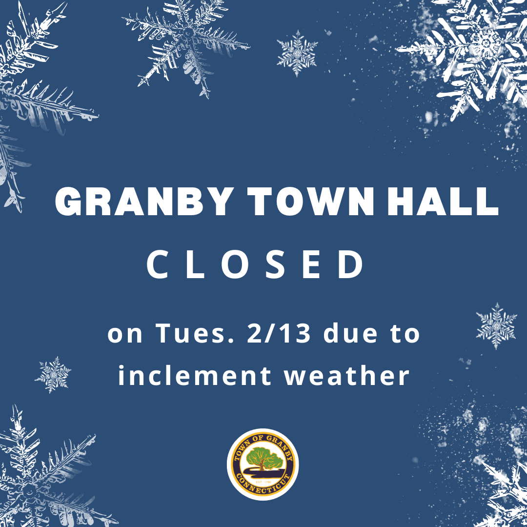 granby 2.13.24 town hall closed 