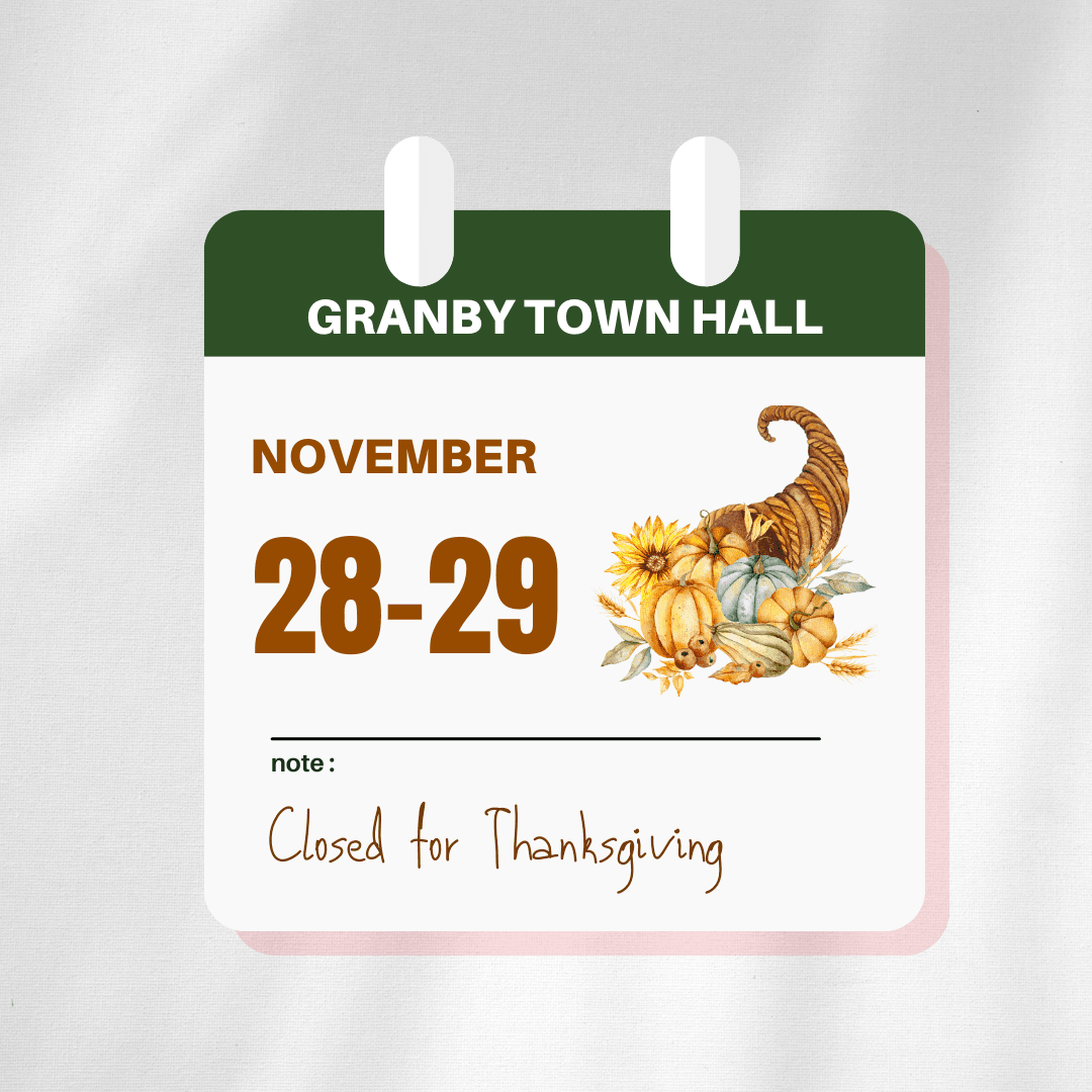 granby 11.28.29.24 town hall closed