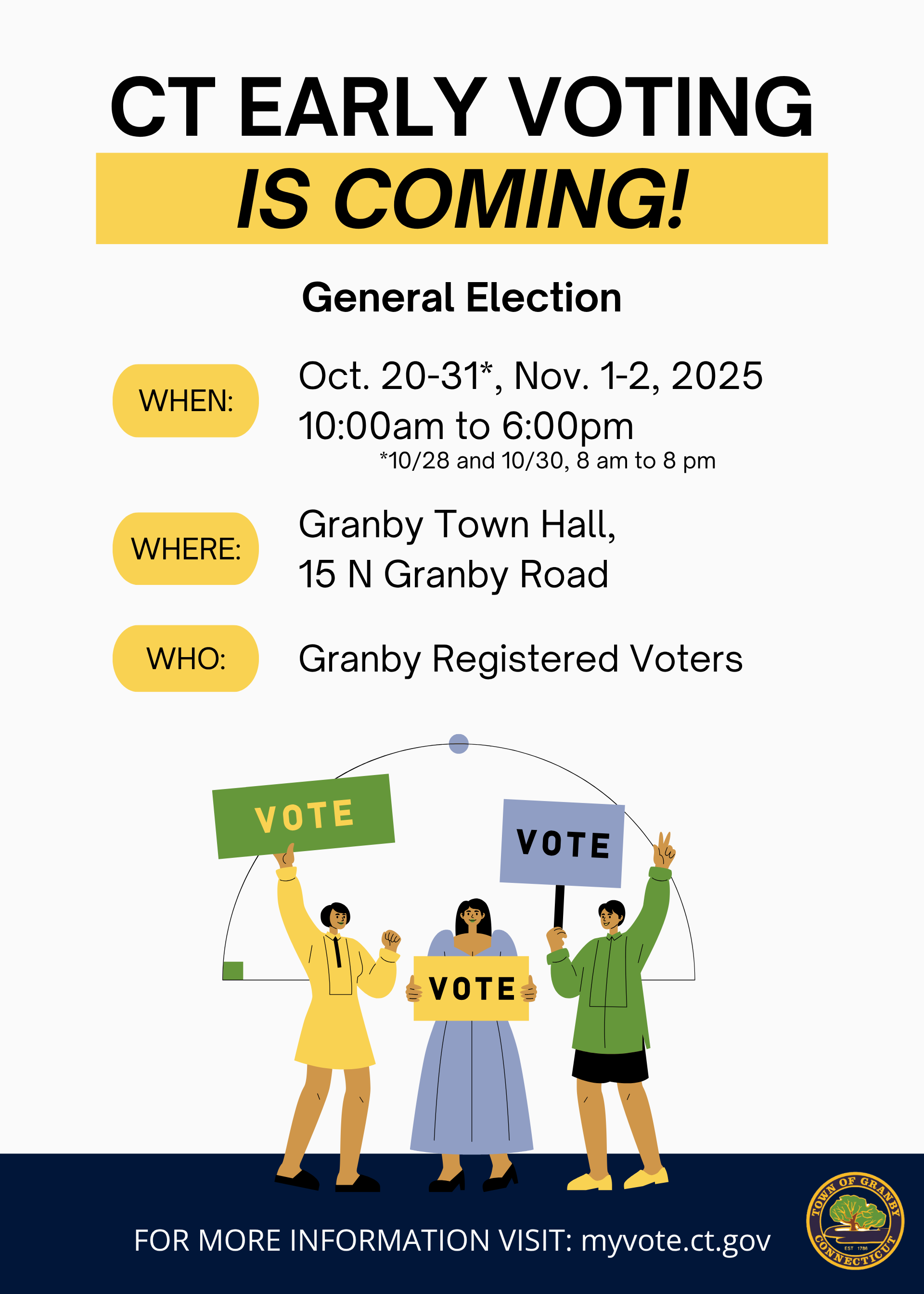 10.2025 early voting gen election